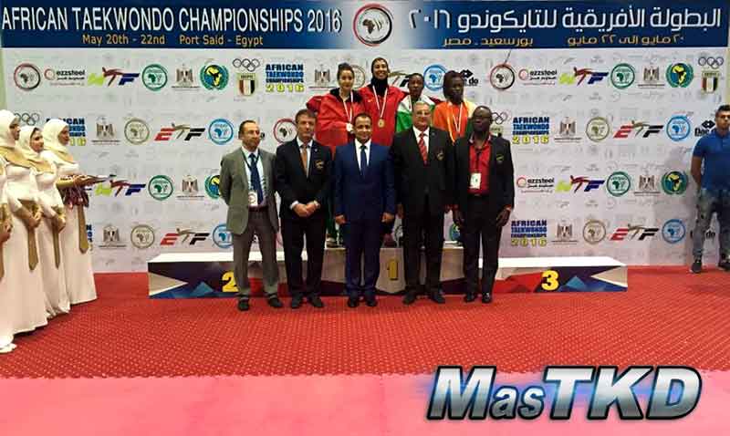 African Senior Taekwondo Championships, Port Said 2016