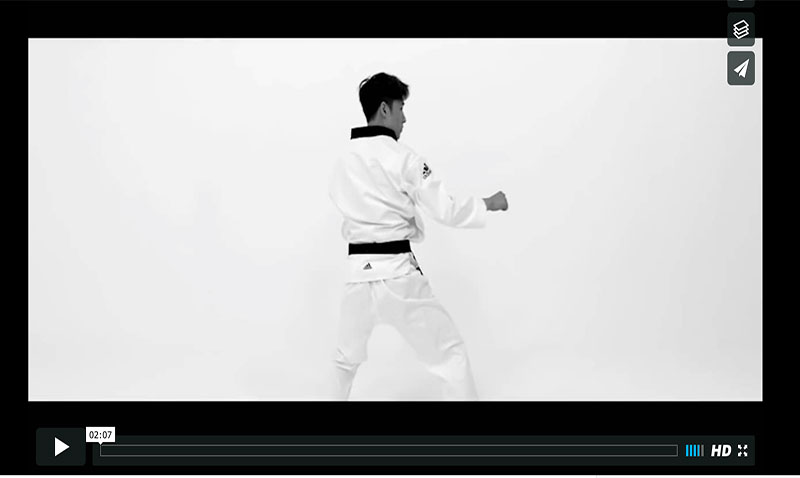 Cuarto Nuevo Poomsae del Taekwondo: “Bigak”