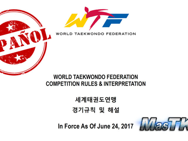 Reglamento de Arbitraje de Combate de Taekwondo en Español (15-11-2016)