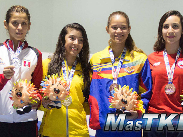 Podio_F-49_XVIII Juegos Bolivarianos Santa Marta 2017 - Taekwondo