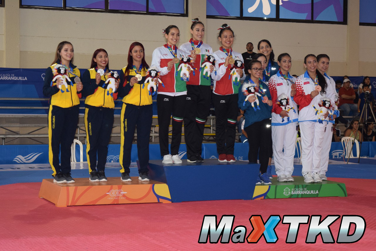 20180723_JCAC-Barranquilla2018_podio-Poomsae-Equipos-Femenino