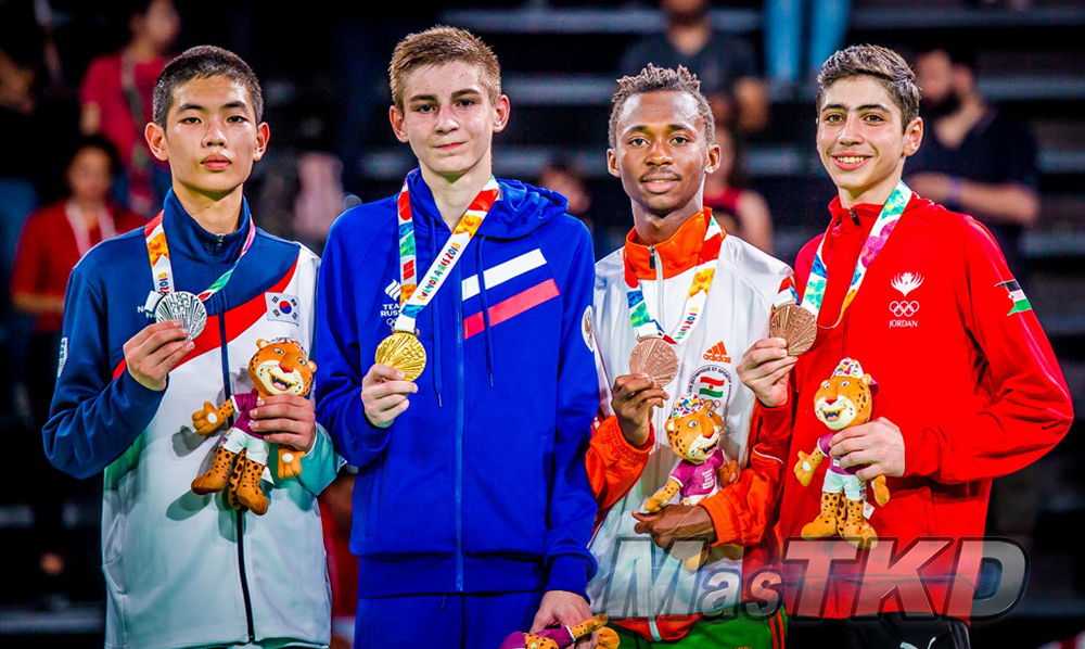 _YOG_Buenos-Aires-2018_Podio-Taekwondo_M-55_Juegos-Olimpicos-de-la-Juventud