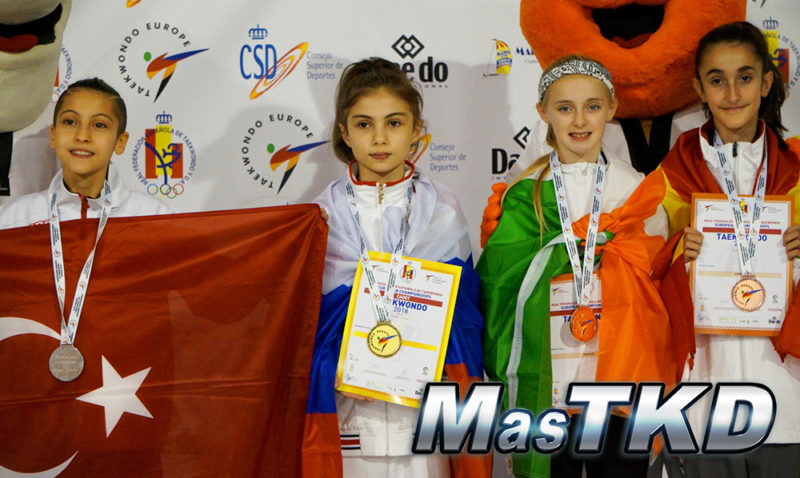 Podio_Europeo-Taekwondo-Cadete_FIN-Femenino_-29-Kg