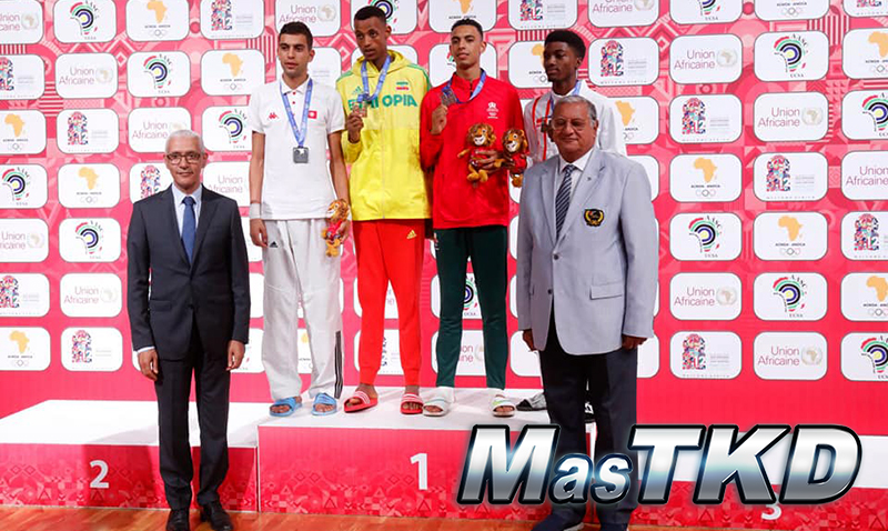 Juegos-Africanos-Rabat-2019_Taekwondo_podio