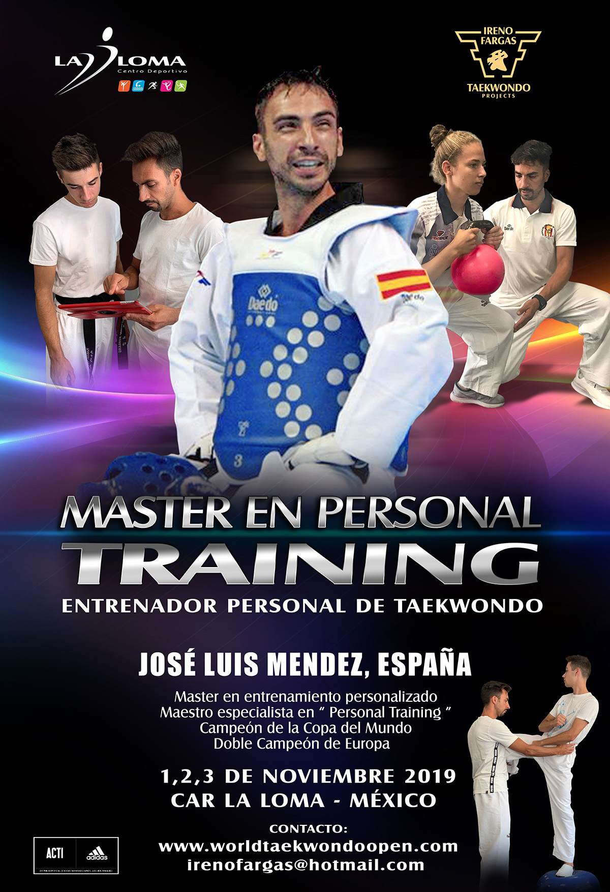 CAR La Loma presenta Maestrías Superiores Especializadas en Taekwondo