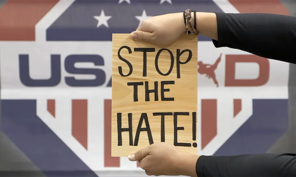 USA Taekwondo lanza la campaña “Stop the Hate” (Detengan el Odio)