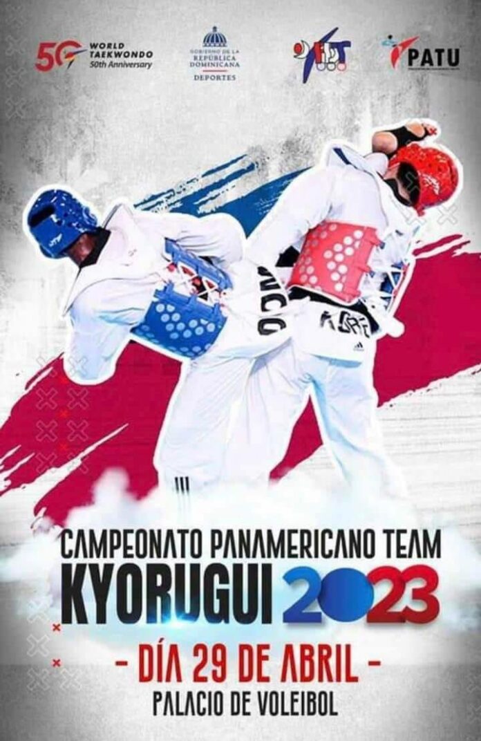 República Dominicana recibe el 1er Campeonato Panamericano Taekwondo Team Kyorugui (TK3)