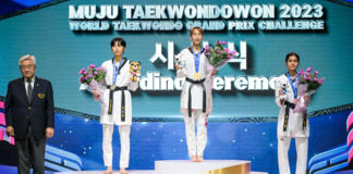 Chinese Taipei and Korea win gold on opening day of Muju Taekwondowon 2023 World Taekwondo Grand Prix Challenge