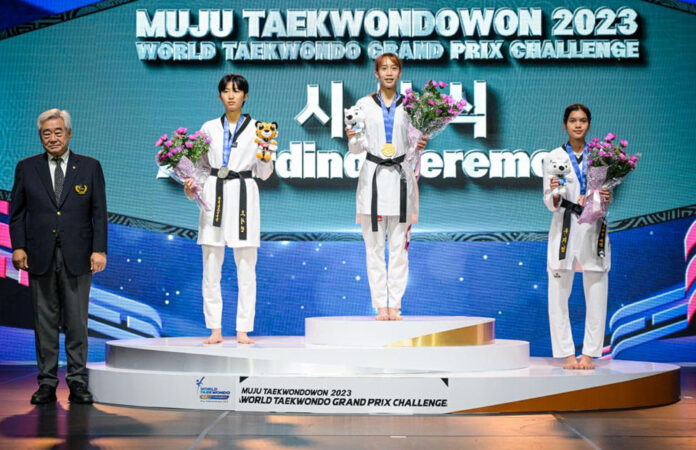 Chinese Taipei and Korea win gold on opening day of Muju Taekwondowon 2023 World Taekwondo Grand Prix Challenge