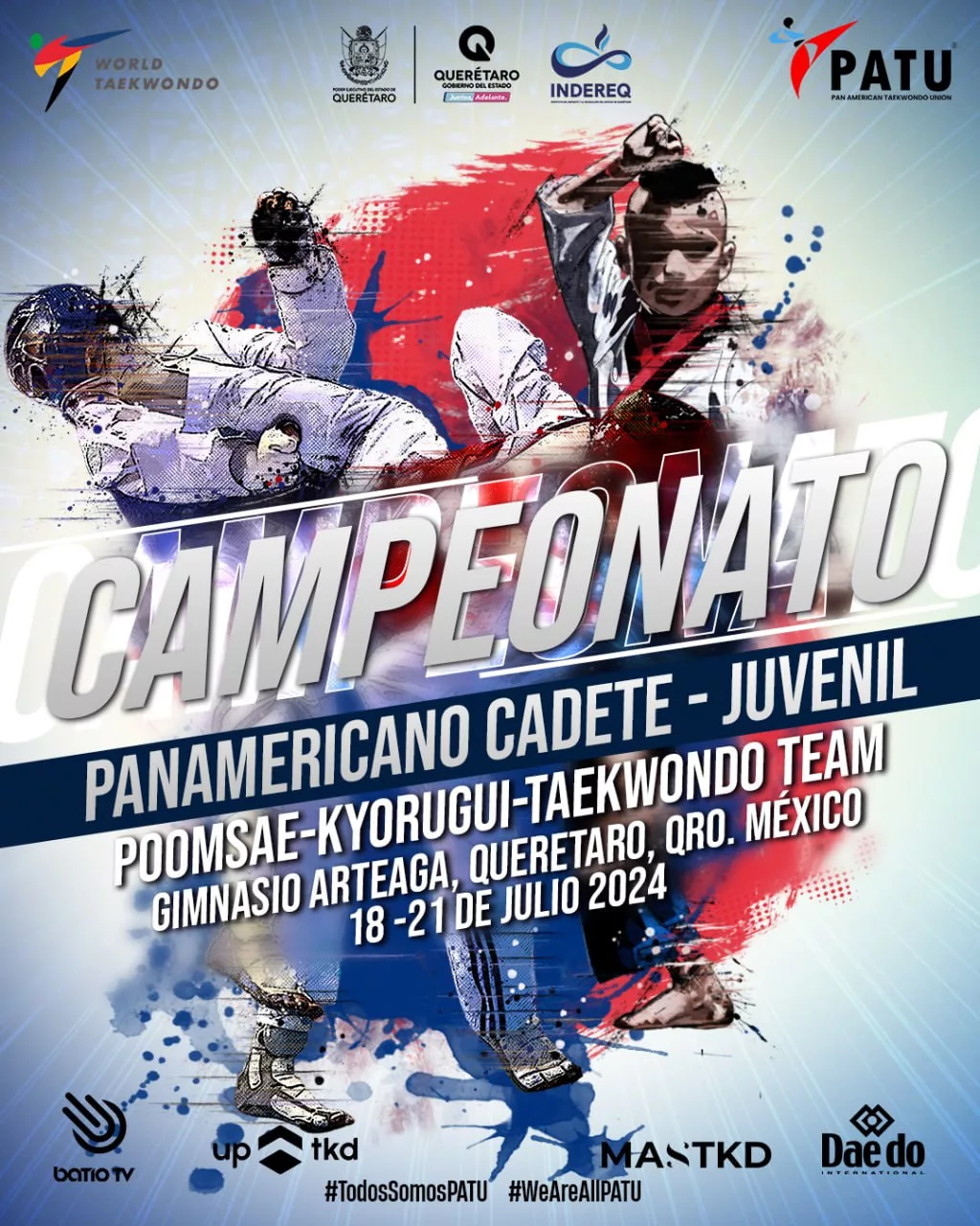 Sede lista para el Campeonato Panamericano de Taekwondo Cadete y Juvenil 2024